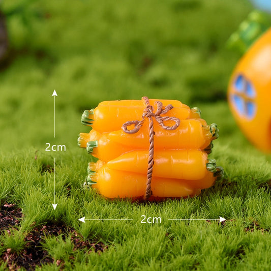 Cute Resin Bunny Ornament Home Miniature Landscape