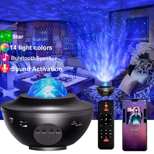 Led Starry Sky Star Galaxy Projector Night Light