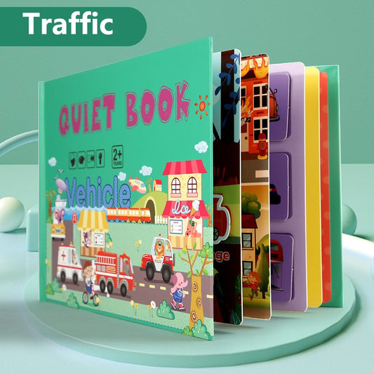Baby Busy book cognition fun sticker book