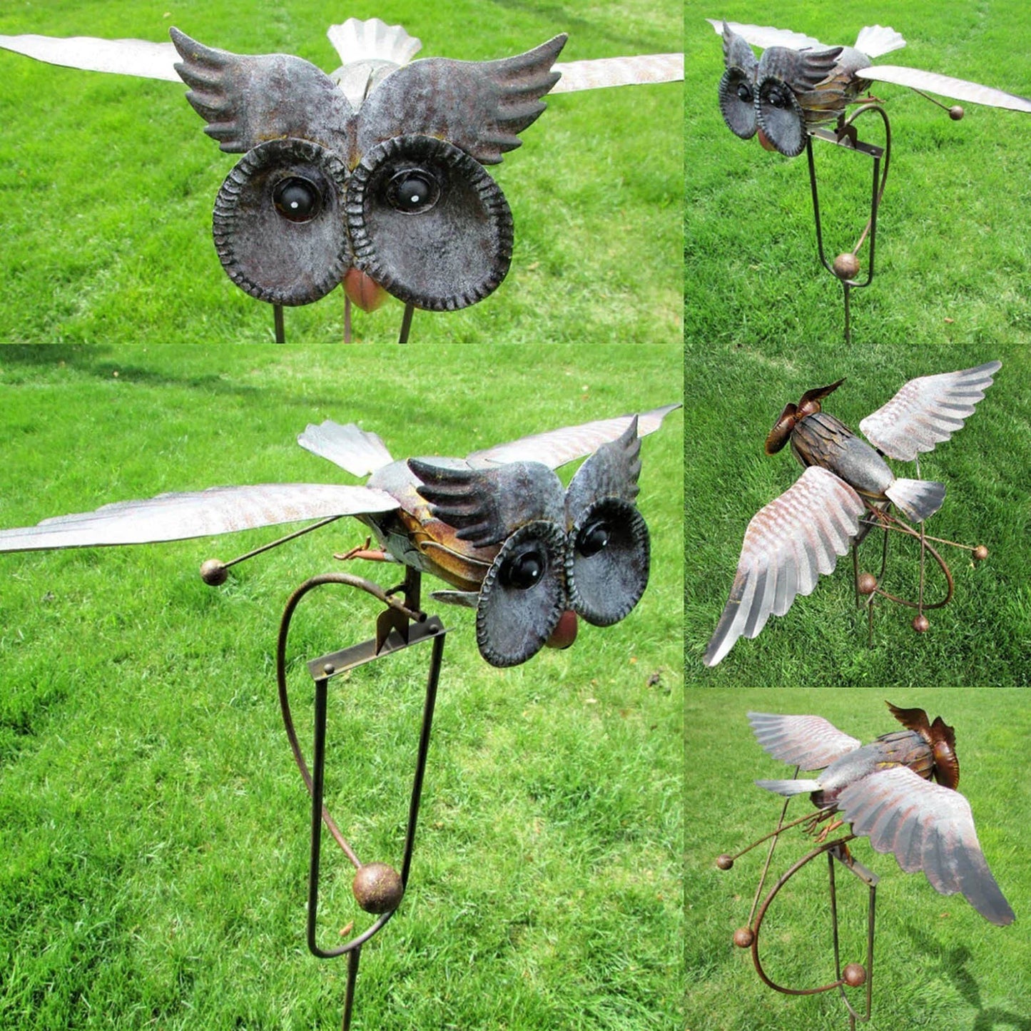 New Creative Bird Repellent Yard Stake Eagle Flying Bird Scarer