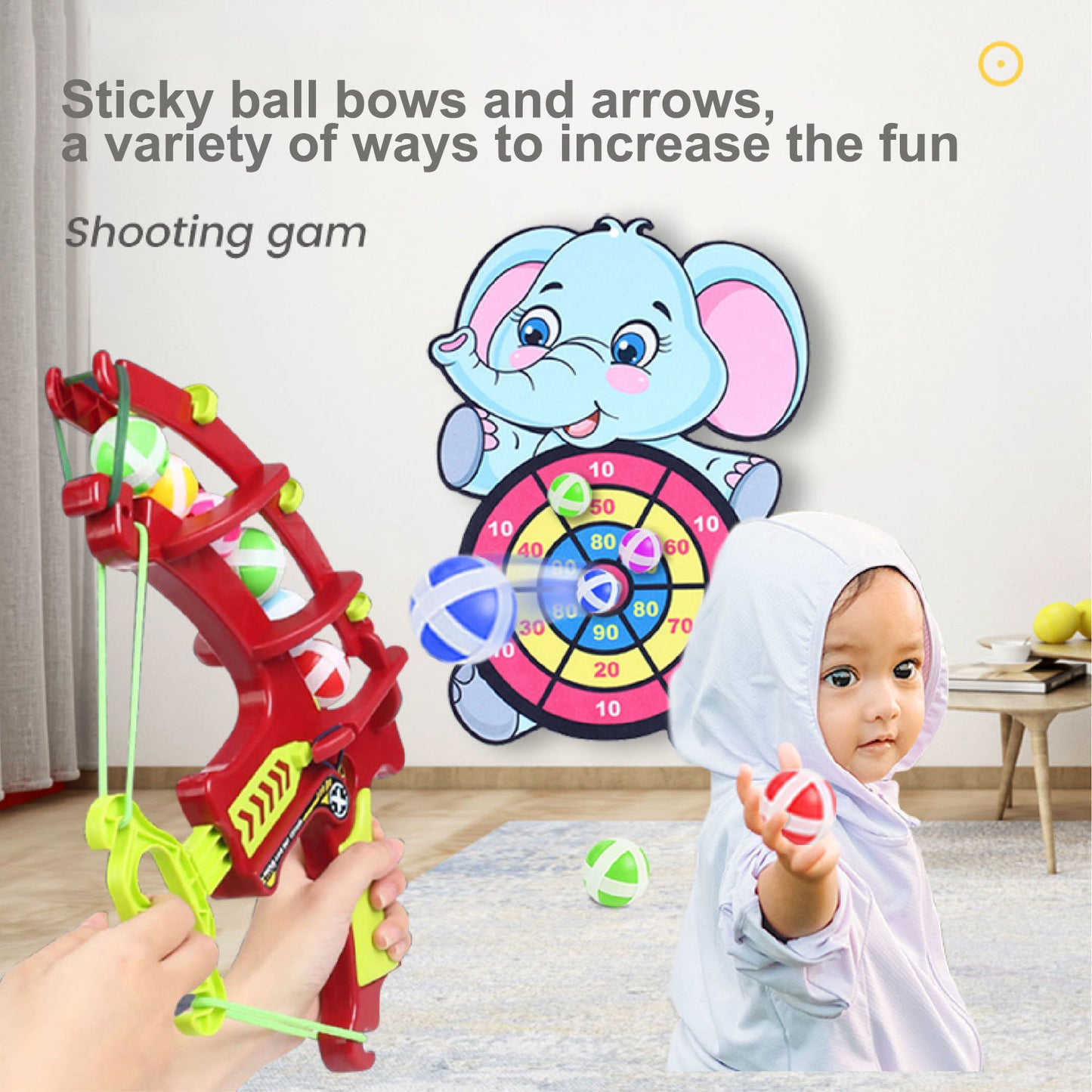 Montessori Throw Sport Slingshot Target