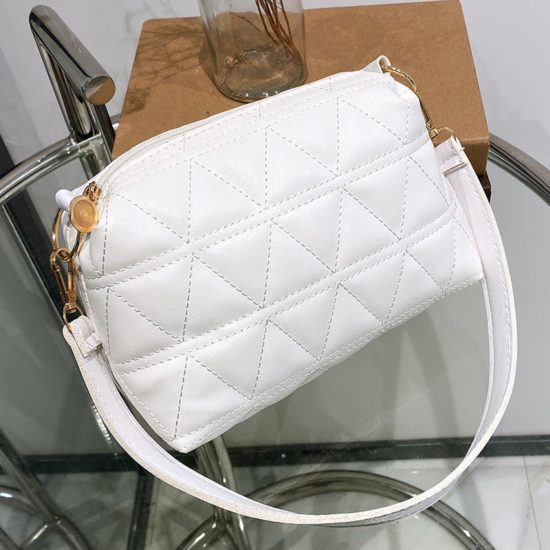 Embroidered Bag Rhombic Chain Female Bag Leisure