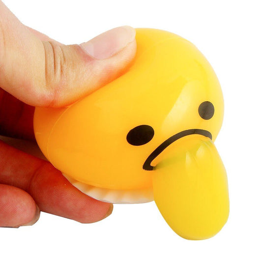 Squishy Puking Egg Yolk Stress Ball Slime
