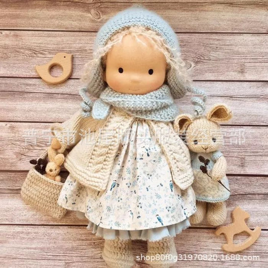 A Waldorf Doll Native Enamel Doll Artist