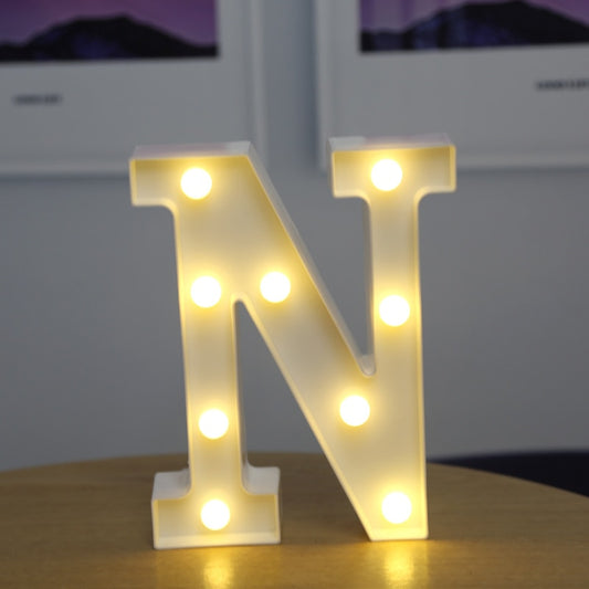Decorative Letters Alphabet Letter LED Lights Luminous Lamp