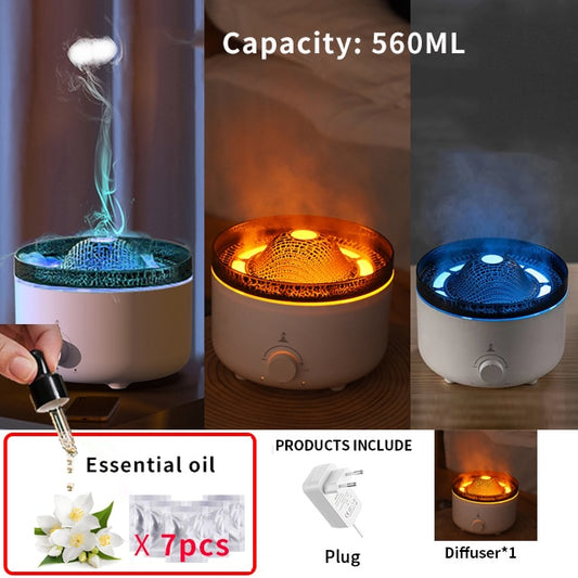 Volcanic Flame Aroma Diffuser Essential Oil