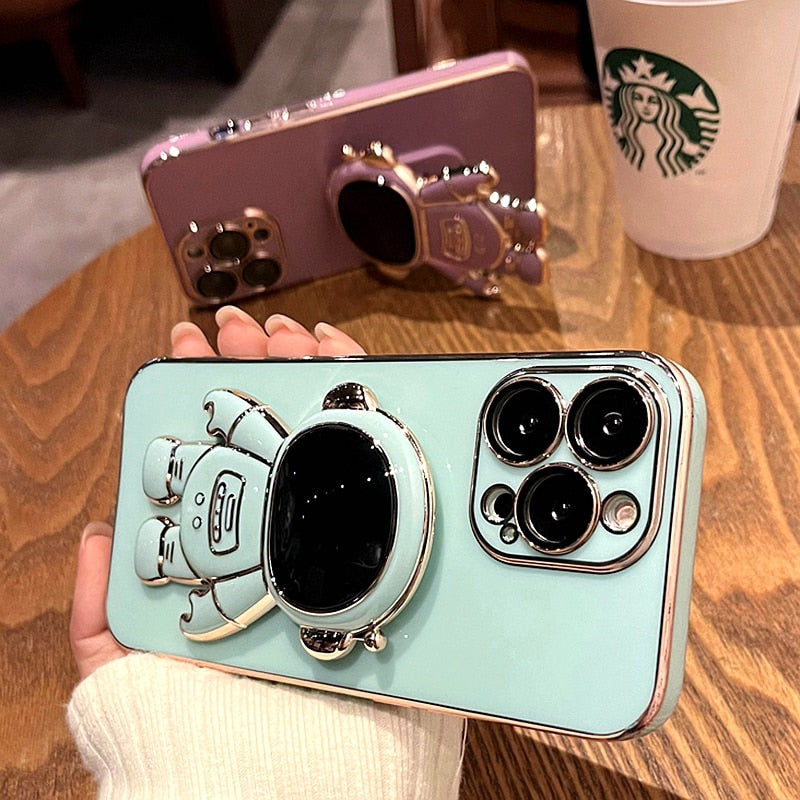 Luxury Astronaut Phone Case Mini Shockproof