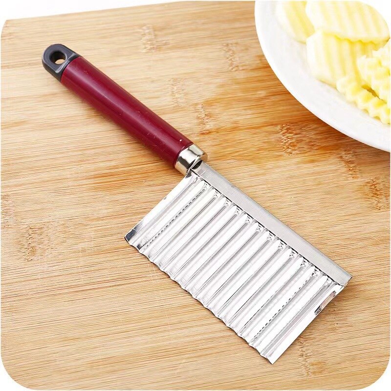 Potato Cutter Chips French Fry Maker Wavy Knife