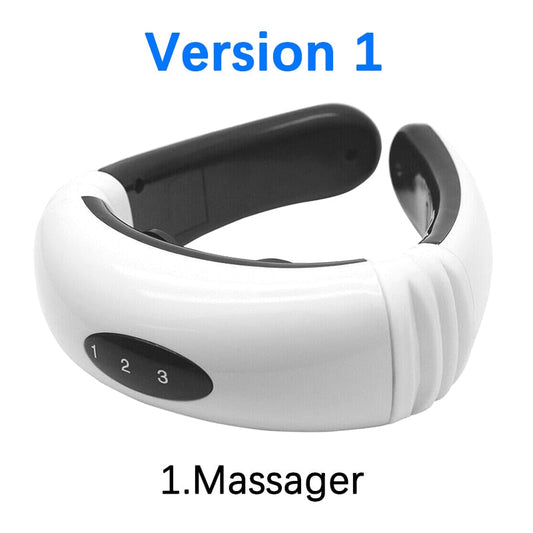 Electric Pulse Back and Neck Massager Far Infrared Heating Health Product