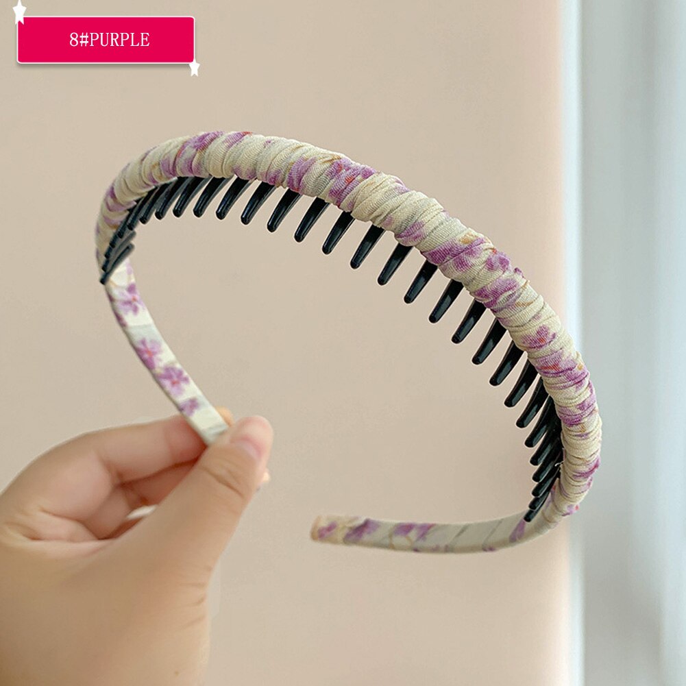 Hair Accessory Girls Cloth Covered Hairbands