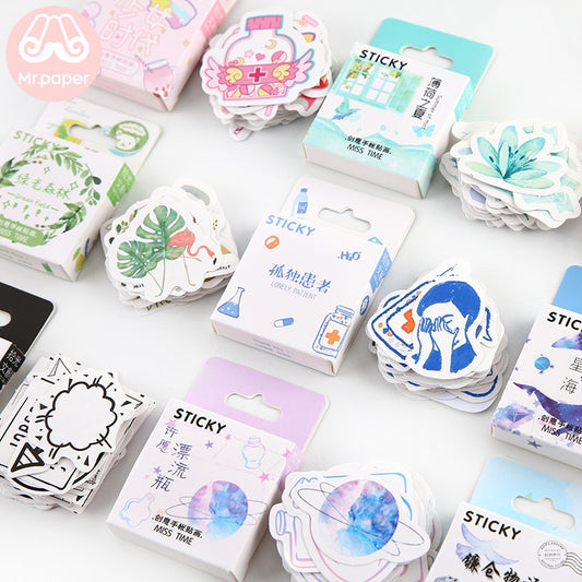 Mr. paper Cute Diary Stickers Scrapbooking Series