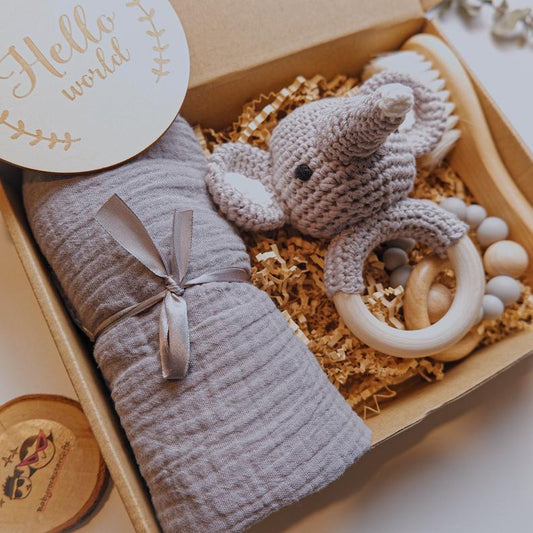 Handmade New Born Baby Gift Baby image