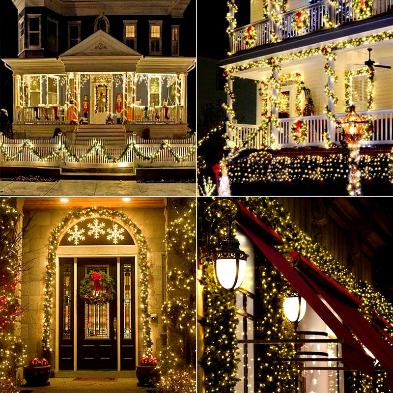 Outdoor Solar String Lights Waterproof Garden Fairy Lights