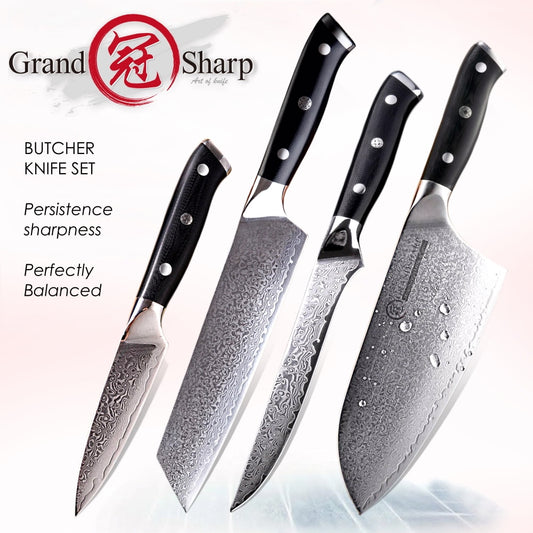 Japanese Kitchen Knives Sets Chef Boning Cleaver Boning