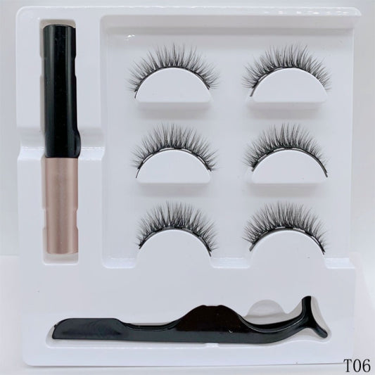 Beauty 3Pairs Magnetic Faux Cils Eyelash