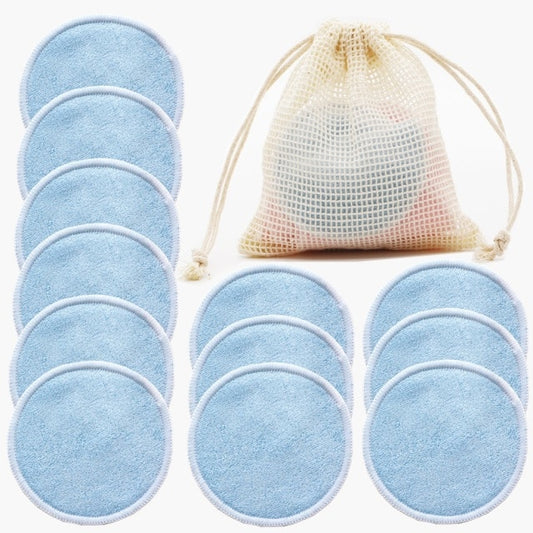 Beauty Reusable Bamboo Makeup Remover Pads