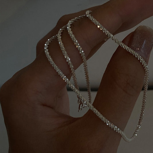 Sparkling Clavicle Chain Choker