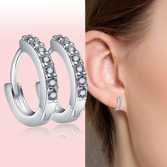New Sterling Silver 925 Earring Heart