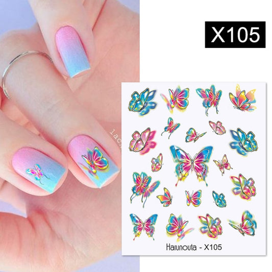 3D Nail Sticker English Letter stickers