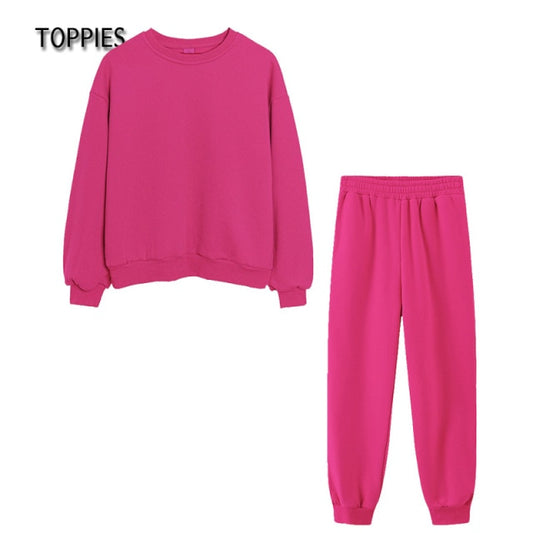 Autumn Winter women Tracksuit Sweatshirts