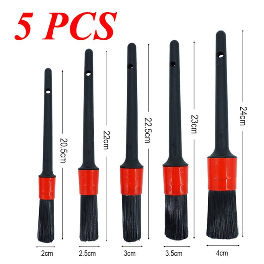 5Pieces Car Detailing Brushes Cleaning Brush Set