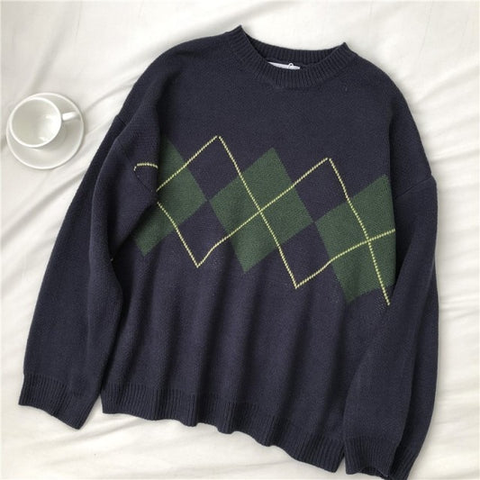 Knitted Sweater Fashion Oversized Pullovers
