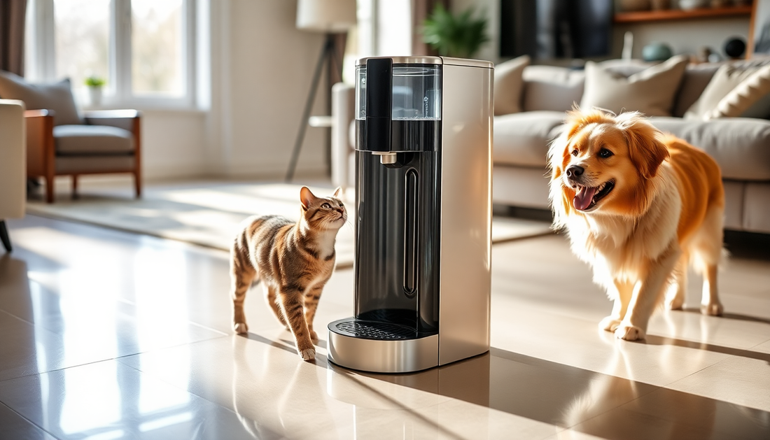 Quench Your Pet's Thirst with the Automatic Cat Dog Water Dispenser from AlertTrendy.com