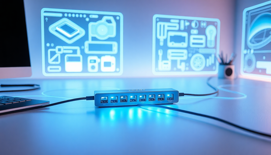 Unlock the Power of USB Connectivity with AlertTrendy's 7-Port USB 3.0 External Hub