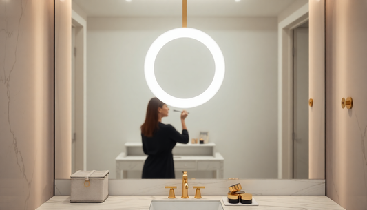 Elevate Your Beauty Routine with the 360 Swivel 10x Magnifying Bright LED Lighted Makeup Mirror from AlertTrendy.com