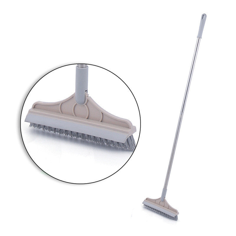 Floor Gap Cleaning Bristles Brush V-broom Rubber Wiper Glass