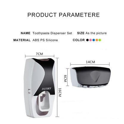 Toothbrush Holder Dust Proof Automatic Squeezer