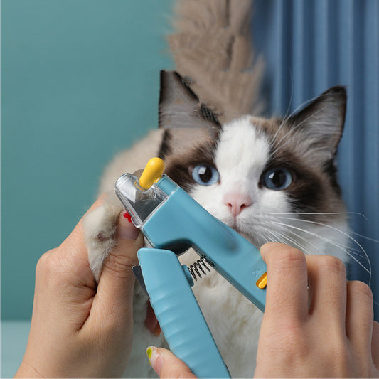 Polished Nail Clippers 2 In 1 LED Blood Line For Dogs And Cats Nail Clippers