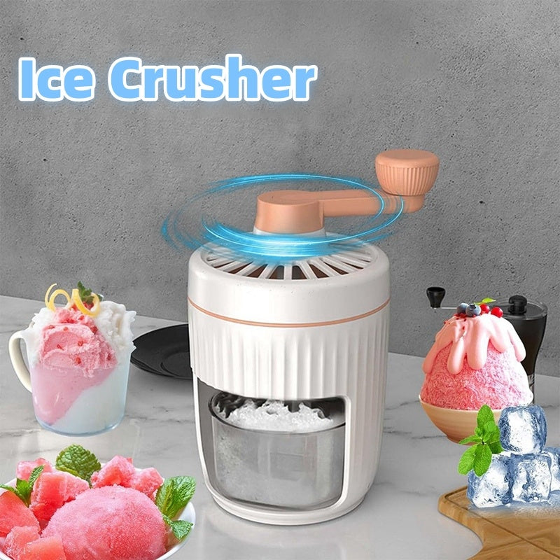 Hand-cranked Ice Shaving Machine Ice Crusher