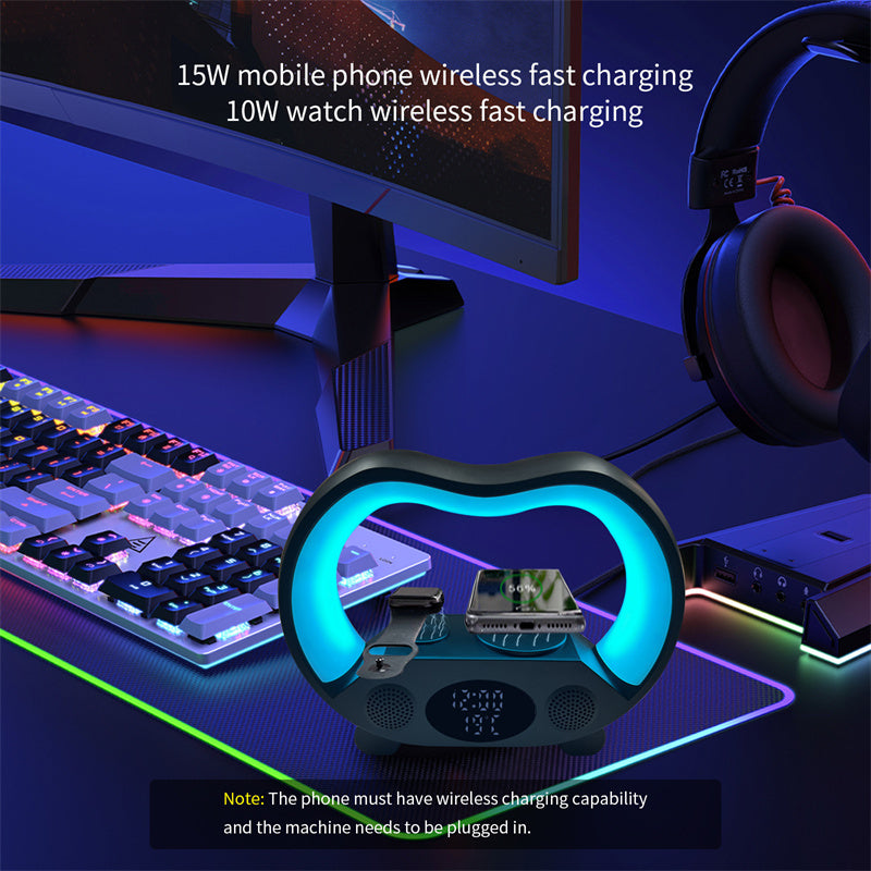 New 6 In 1 Smart Remote Control Bluetooth LED Table Lamp