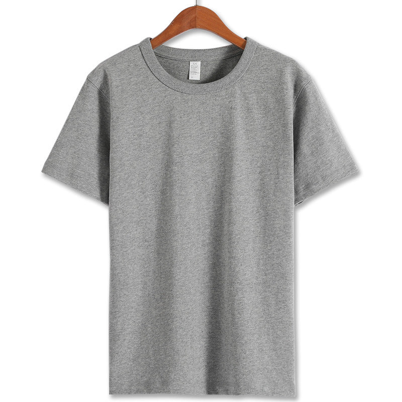 Men's Carbon Brushed Vintage Distressed Solid Crew Neck T-Shirt