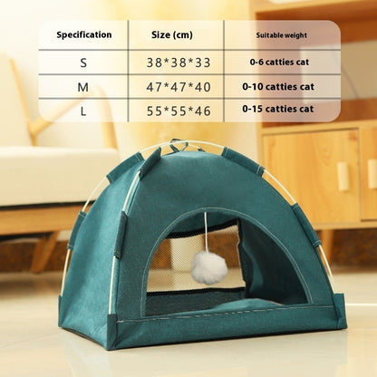 Cathouse Doghouse Breathable Tent Nest Indoor Outdoor