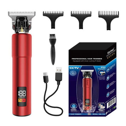 Electrical Hair Cutter Digital USB Charging Hair Clipper Electric Clipper