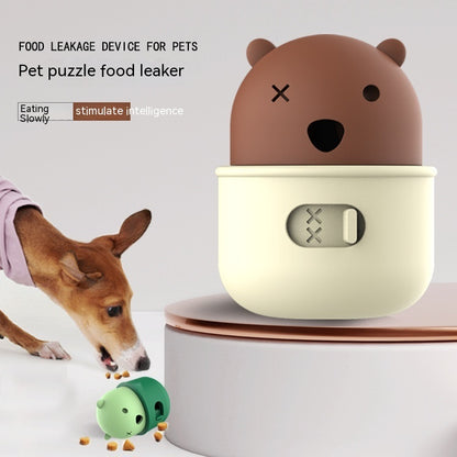 Pets Leakage Food Feeder Dog Interactive Training Toy Ball