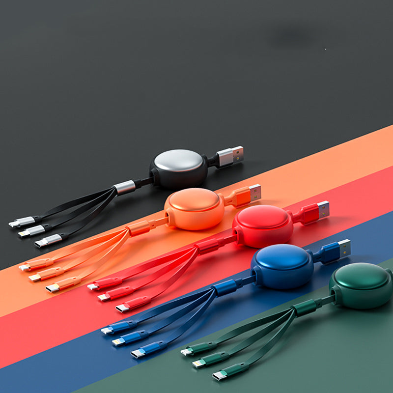 3 In1 USB Cable Micro USB Type C Charging Cable