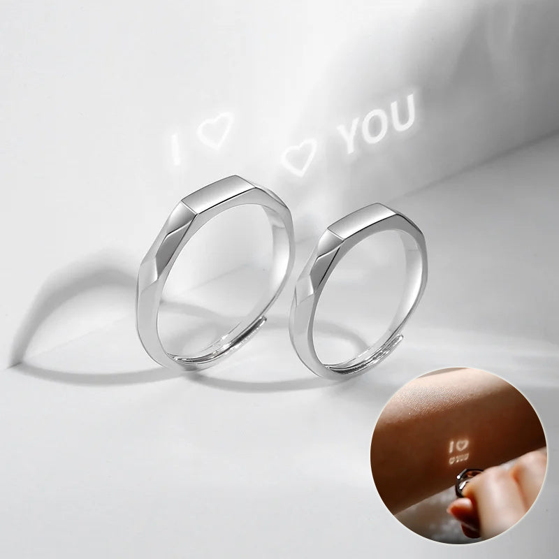 S925 Sterling Silver Rings By Light New Jewelry