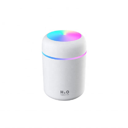 Cool Mist Humidifier, 300ml Mini Portable Humidifier With Multicolor Light,