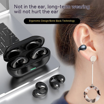 Wireless Ear Clip Bluetooth Headset TWS Comfortable Wear