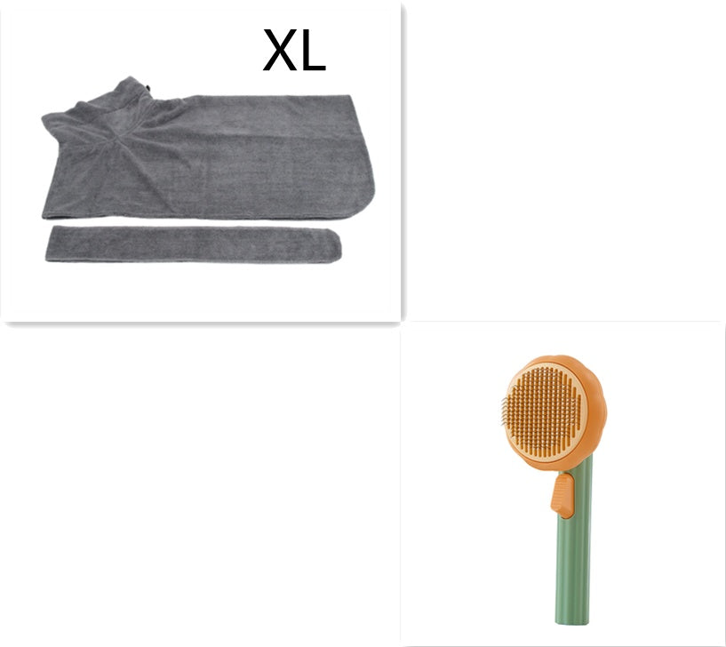 New Pet Cat Brush Self-cleaning Comb Looper