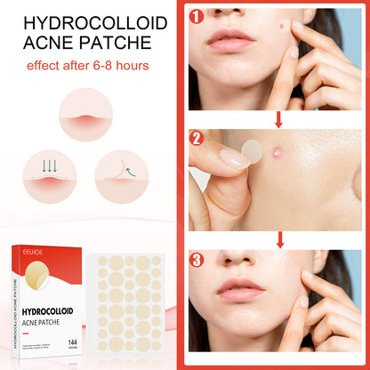 Eelhoe Hydrocolloid Acne Patch Invisible Makeup Closed