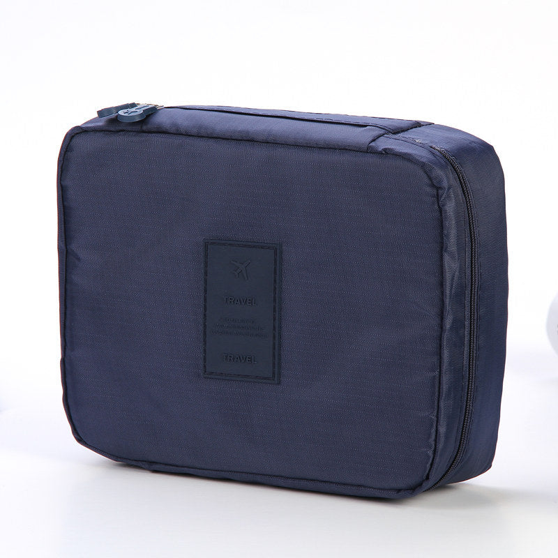 Portable Cosmetic Bag Waterproof Divider Multi-grid Pockets