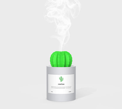 Air Humidifier Soft LED Light Cactus Ultrasonic Aroma