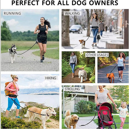 Hands Free Dog Leash Pet Walking And Training Belt