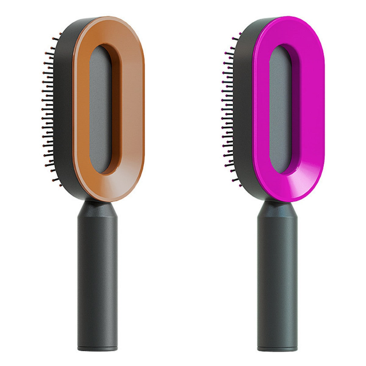 Self Cleaning Hair Brush For Women One-key Cleaning Hair Loss