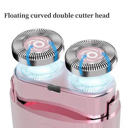 Women's Shaver Electric USB Charging Double Knife