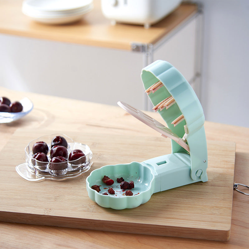 Light Green Cherry Seed Remover For Use Kitchen